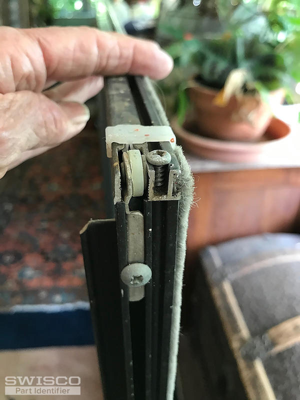 sliding window guide for single pane aluminum windows