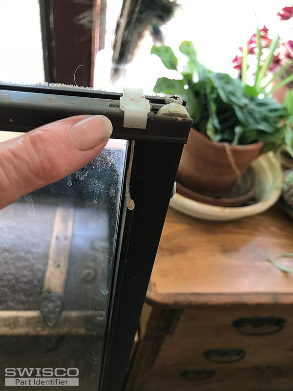 sliding window guide for single pane aluminum windows