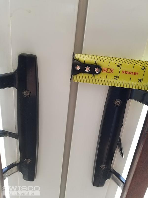 Double sliding glass door/ missing strike plate