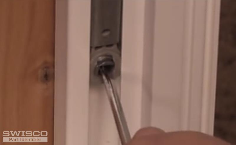 Bottom of Window Channel Lock with lock key