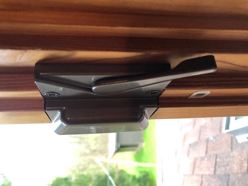 Broken casement window latch