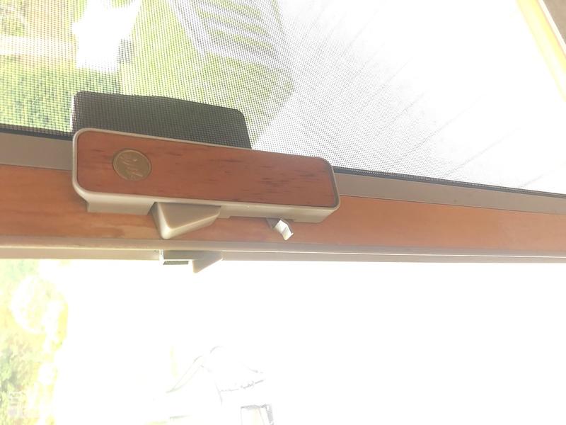 Can't open screen door from outside due to broken part