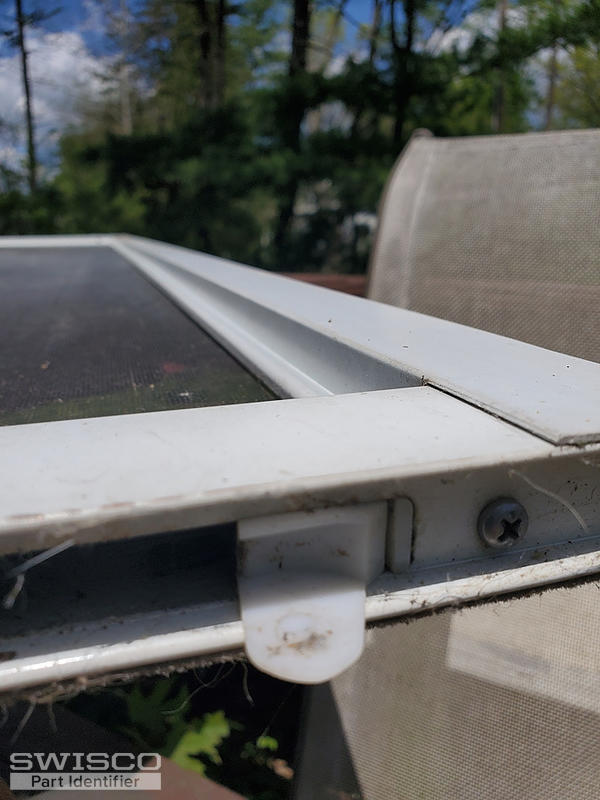 Screen door rollers - bottom right