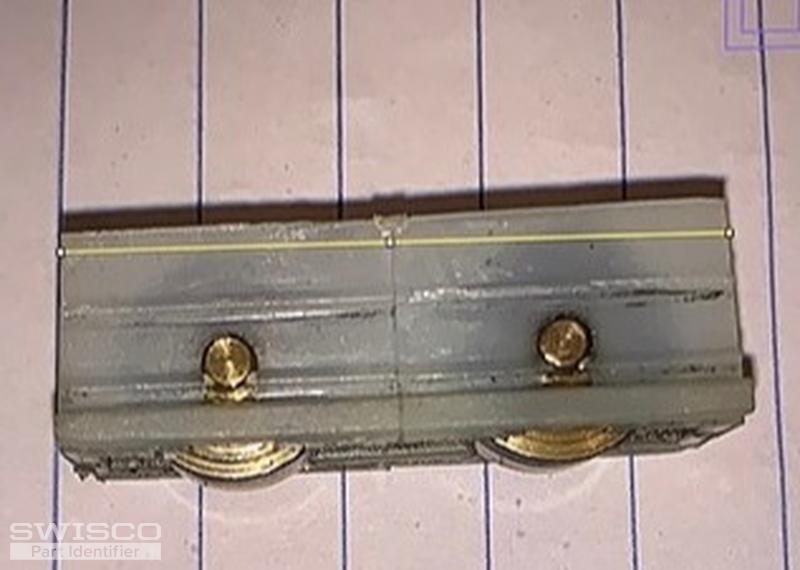 window rollers with brass wheels