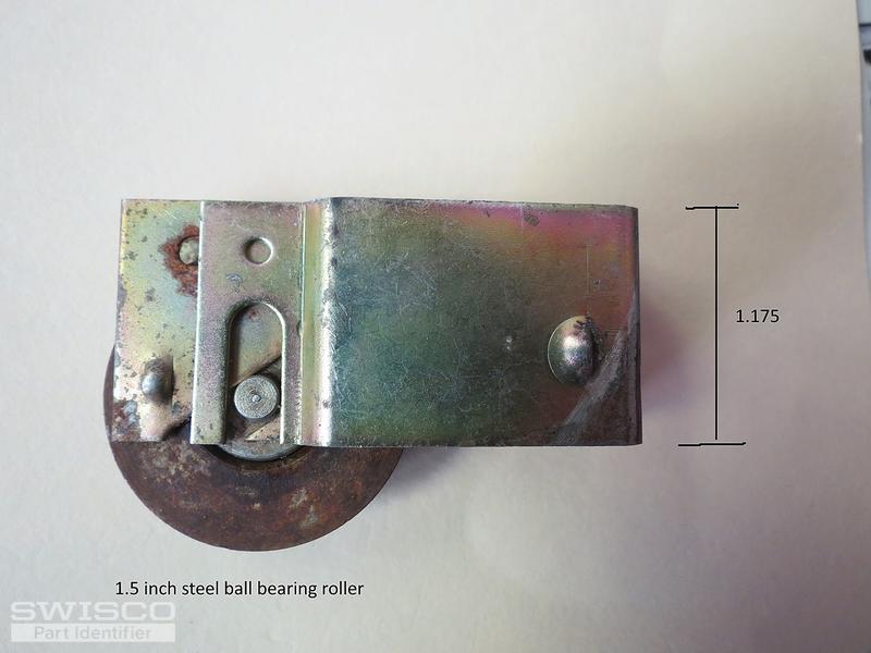 screen door roller assembly side v