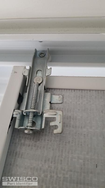 Sliding glass closet door top roller