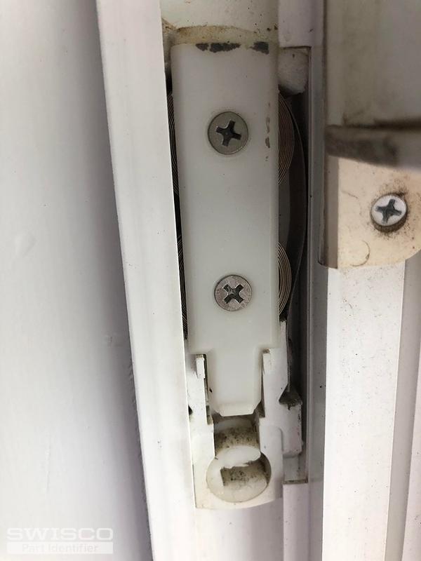 spring coil balance assembly for single hung vinyl windows