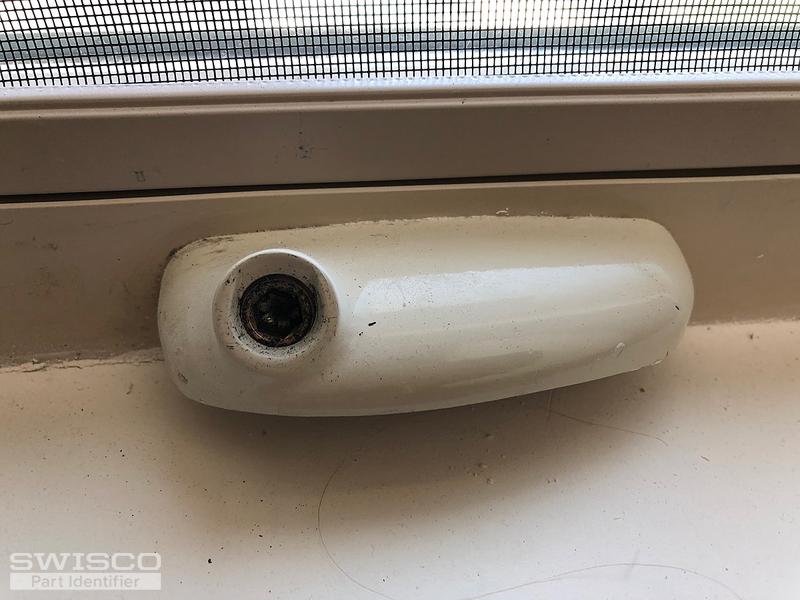 Holding part for hand crank missing