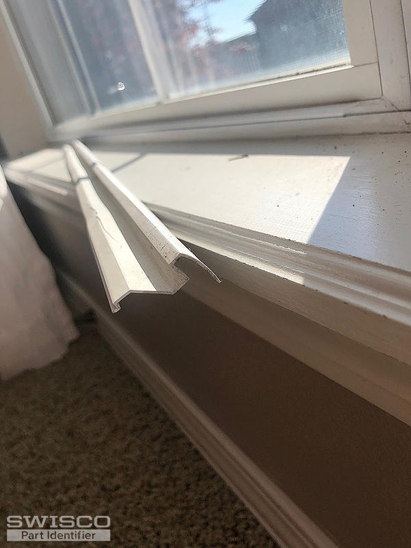 Vinyl window jam cover