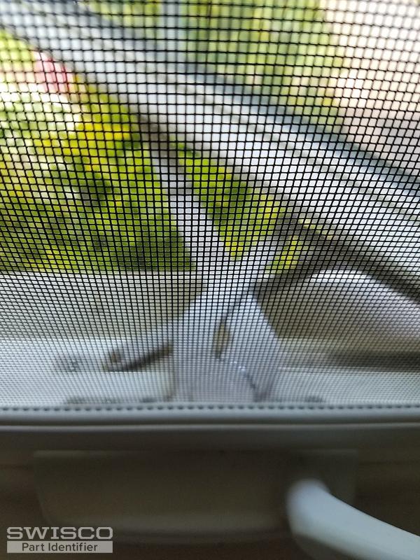 Windows edge weather stripping and 1 window crank.