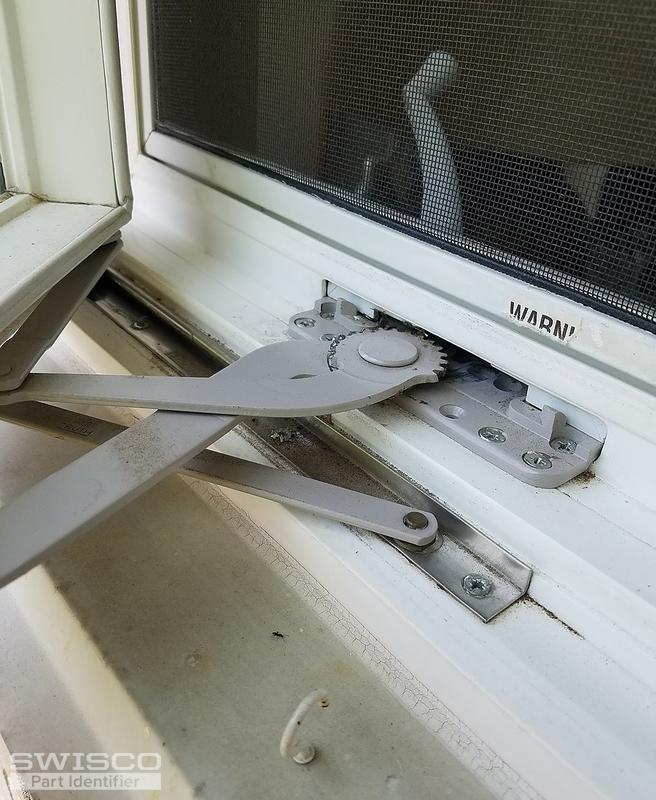 Windows edge weather stripping and 1 window crank.