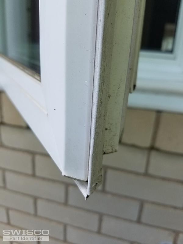 Windows edge weather stripping and 1 window crank.
