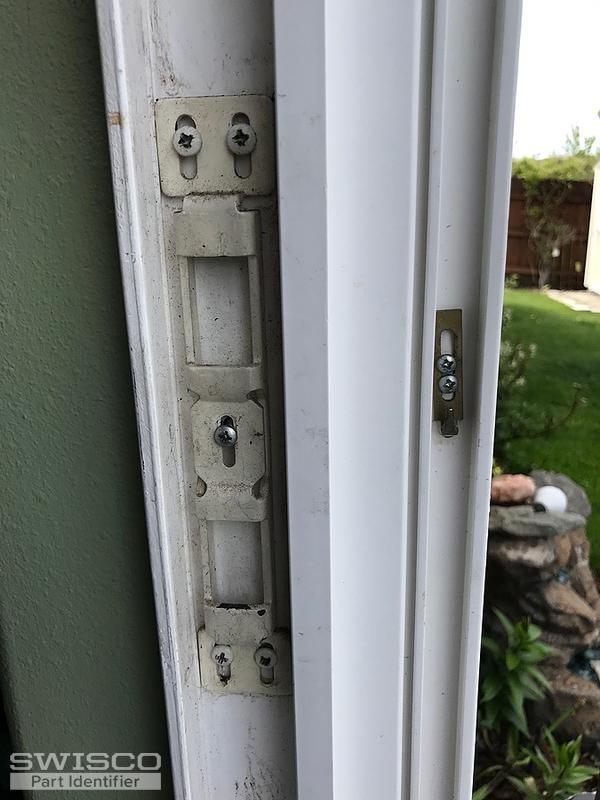 The dual locking mechanism that Is in the door.