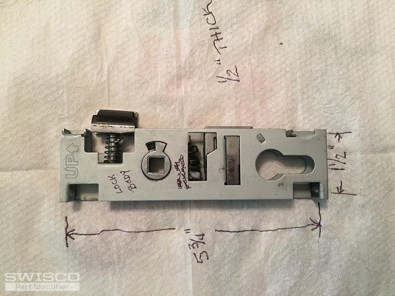 Lock body for Pella storm door