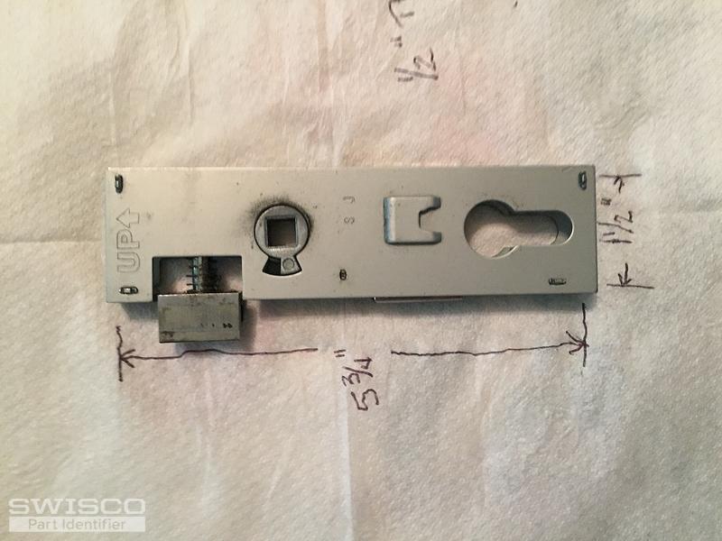 Lock body for Pella storm door