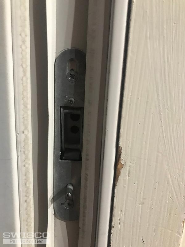 sliding door lock receiver