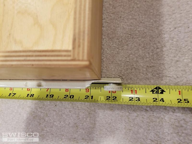 Slide length from back of drawer face 22.5 in