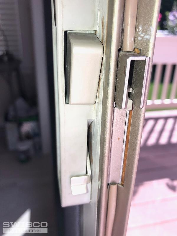 Parts for repairing Pella screen door latch