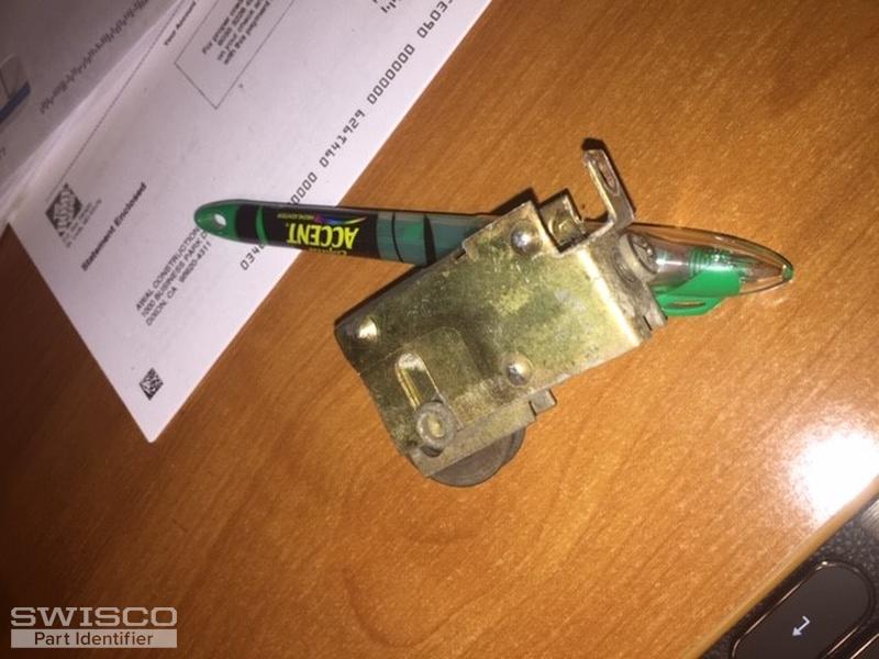 Glass door roller