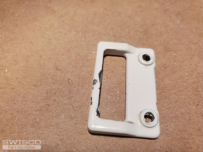 Window latch plate top view 1