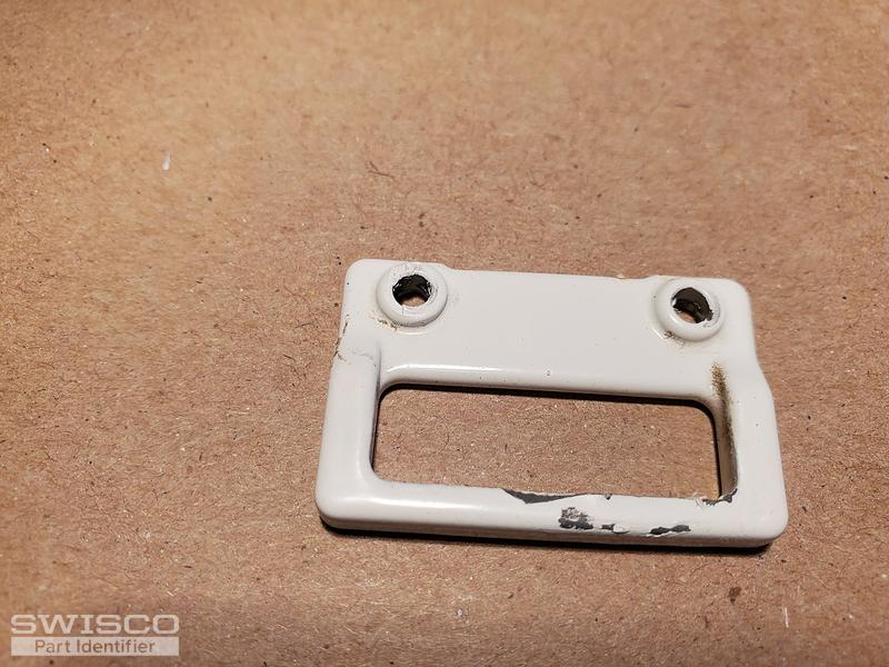 Window latch plate top view 2