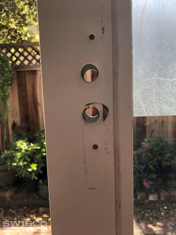 A- inside door lock area