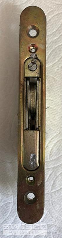 Mortise with face plate attached.