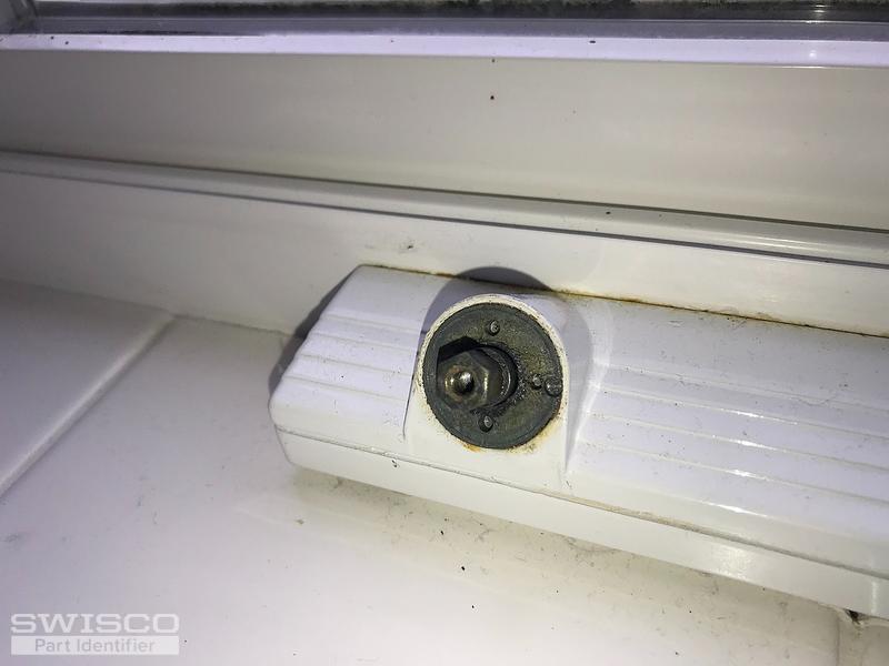 Replacement folding hinge for right arm casement window either Jeld