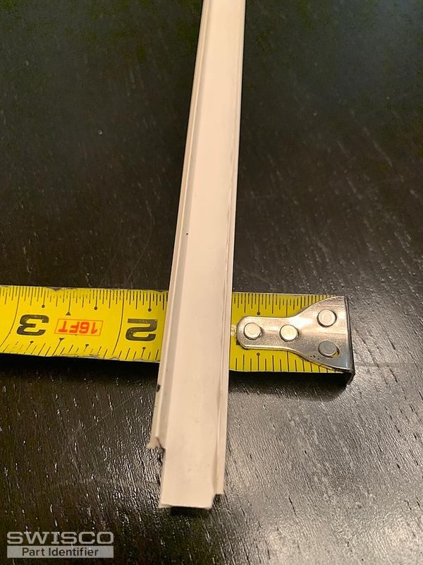 U channel edging on interior window edge