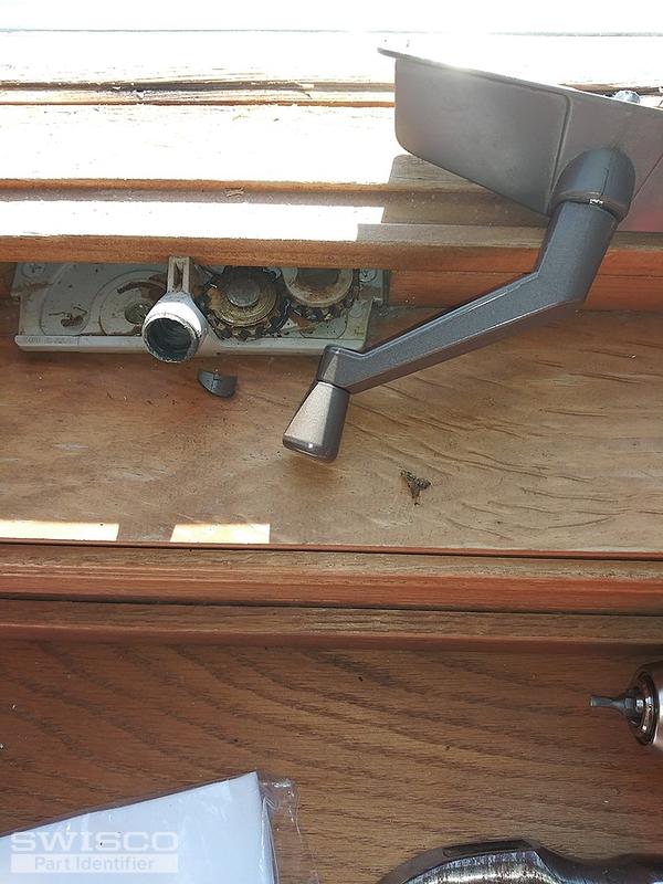 window crank. left and right window