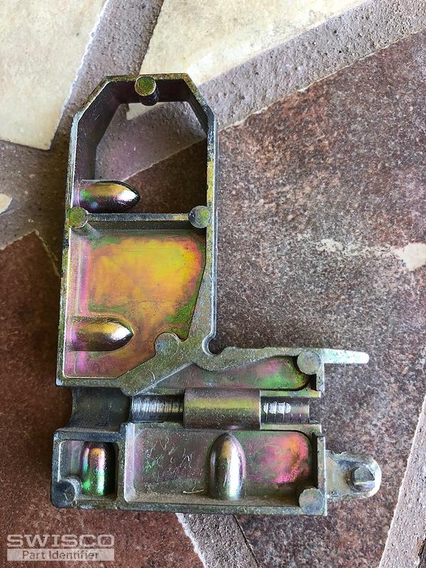 Sliding screen door corner