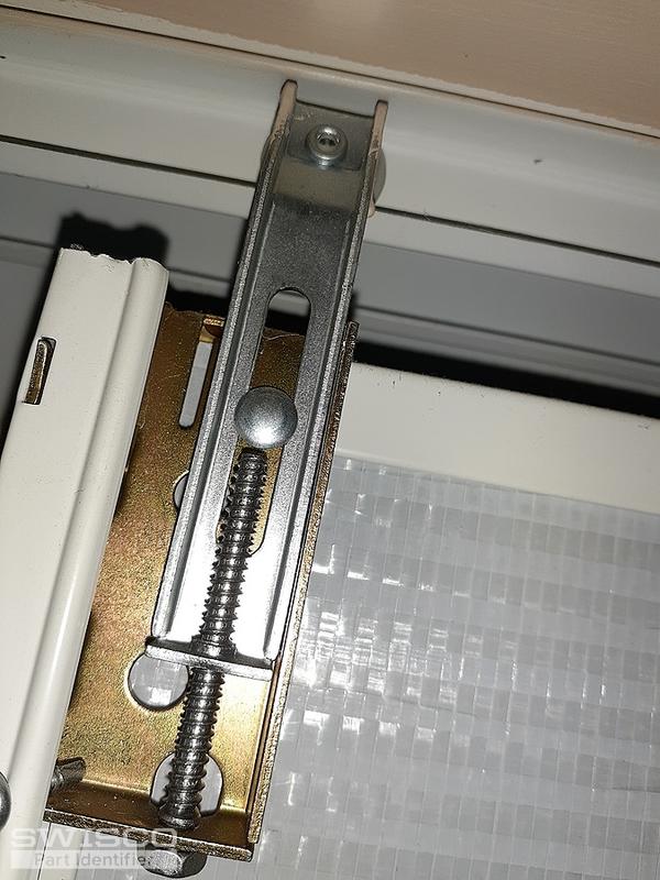 Sliding mirror closet door top roller