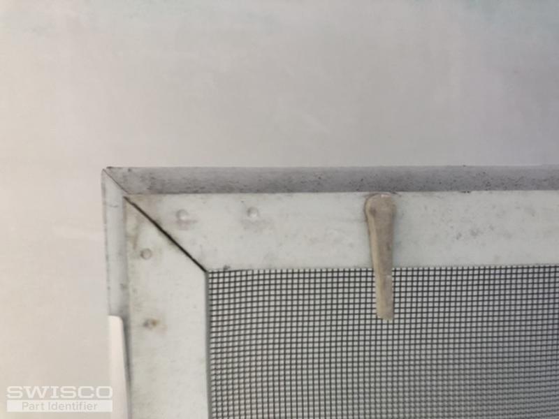 Plastic Tab that holds screen in window track