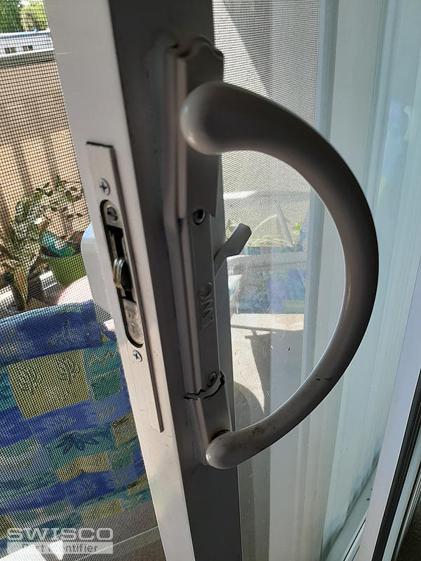 IWC screen door handle White