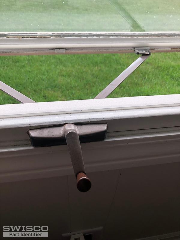 Awning window hardware replacement