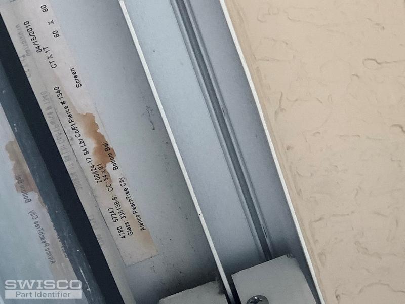 Sliding Glass Door Tag