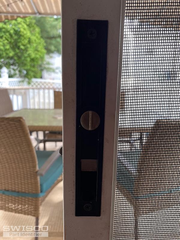 Patio screen door lock