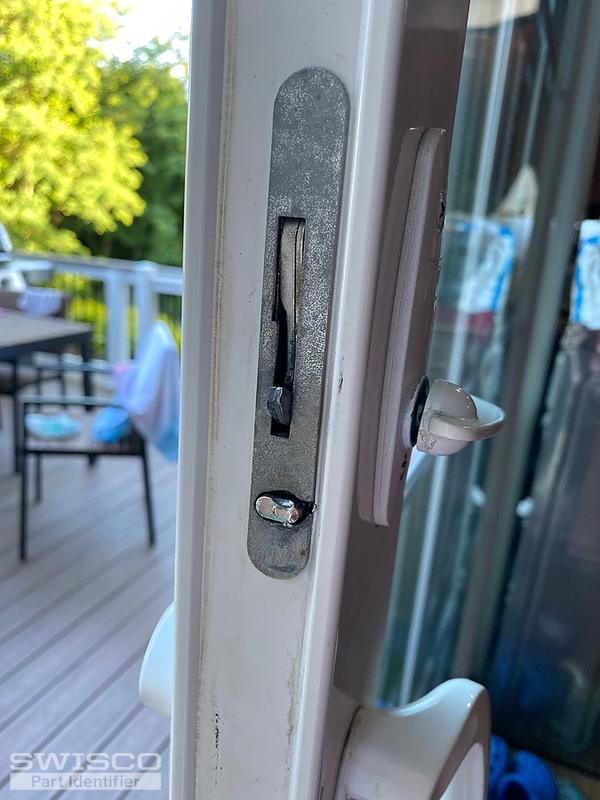 Broken Anderson sliding door lock