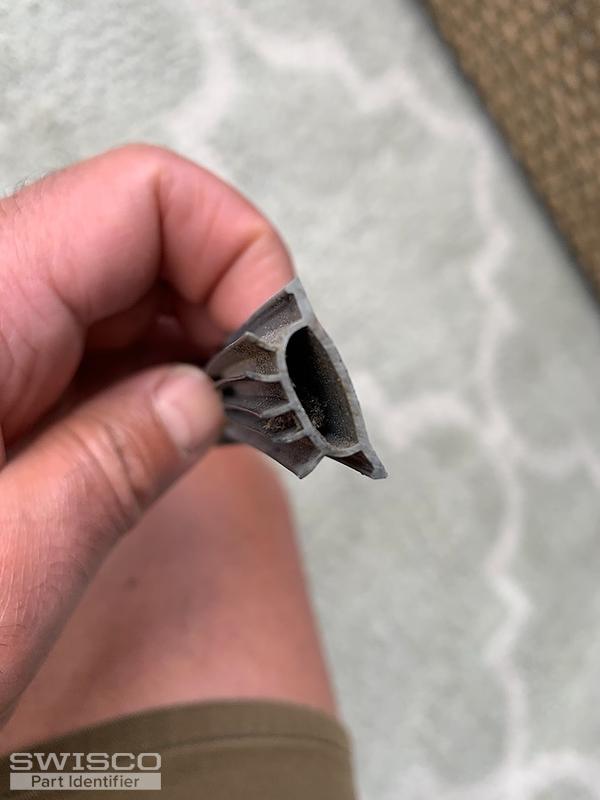 Vistawall bottom rubber door weatherstrip