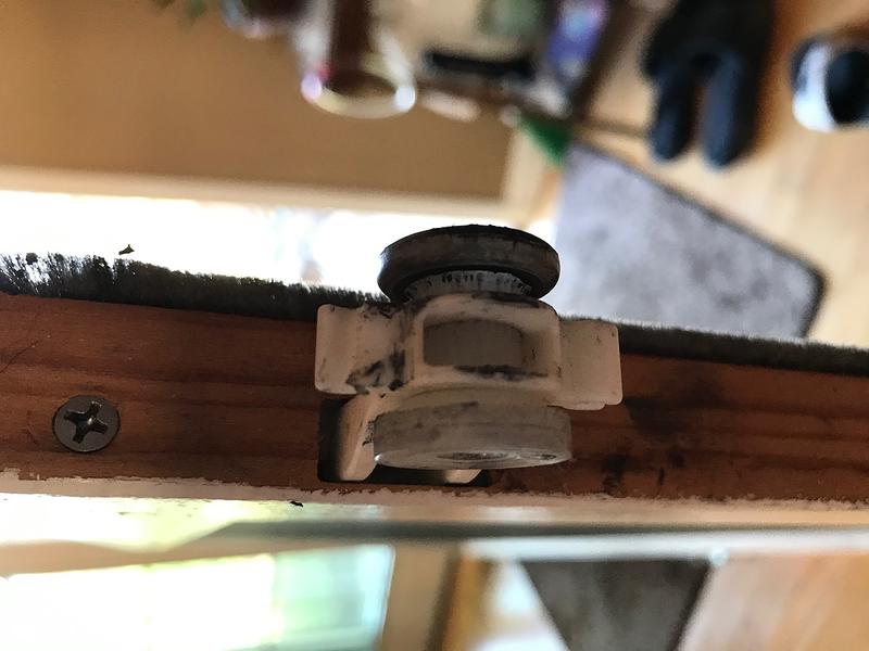 Pella sliding screen door top rollers