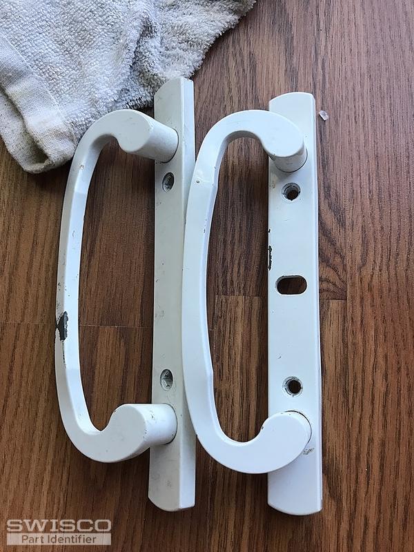 Broken patio door handle