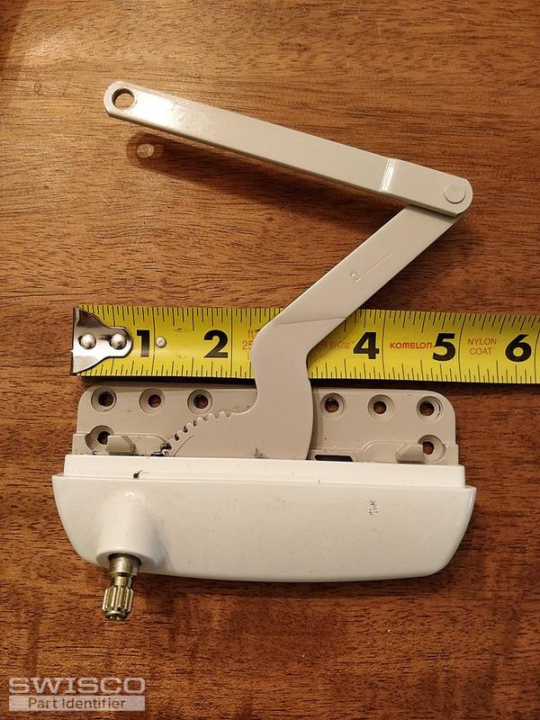 Replacement crank with cover for casement window