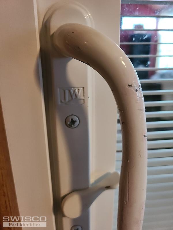 Close up of patio handle
