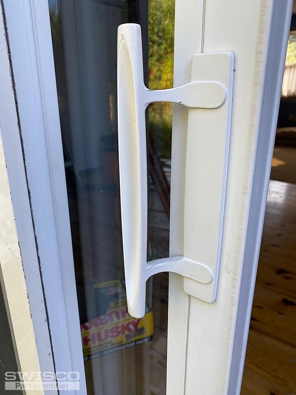 Sliding glass door exterior key lock