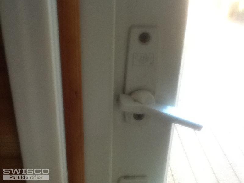 Aw thumb lock on sliding door