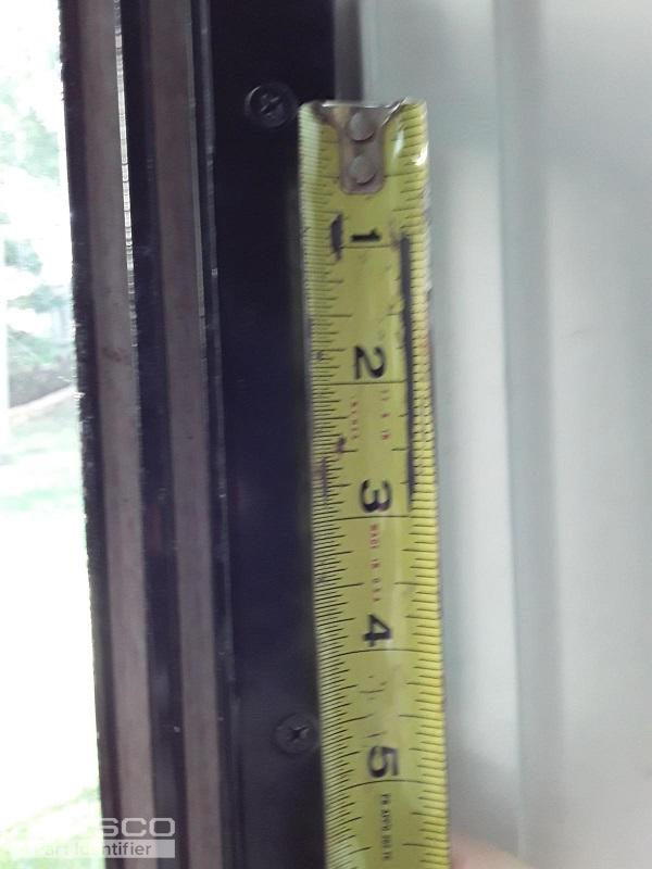 Patio Door Screw Spacing ctr to ctr
