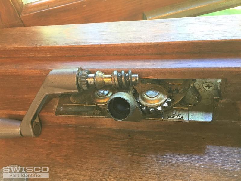 window crank opening to the left