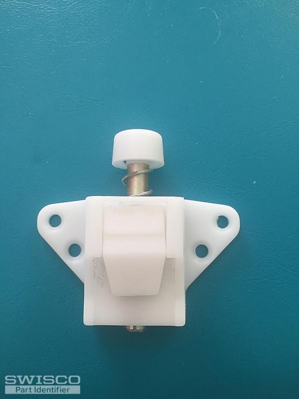 Alside winged foot lock for a sliding door