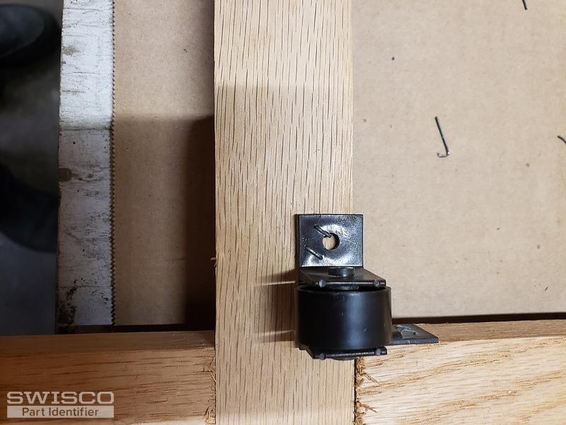 rollers for the back of the dresser for the drawers