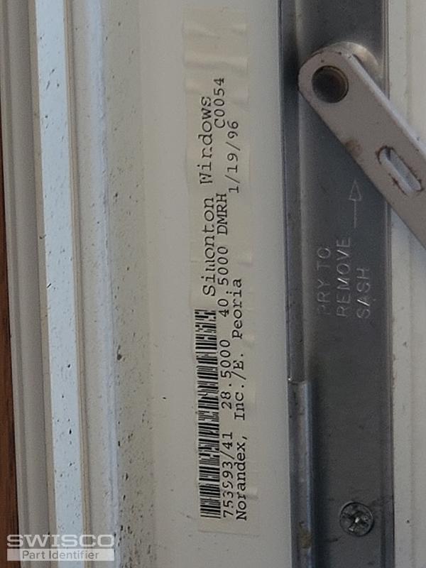 Simonton Casement Window Parts Replacement : SWISCO.com